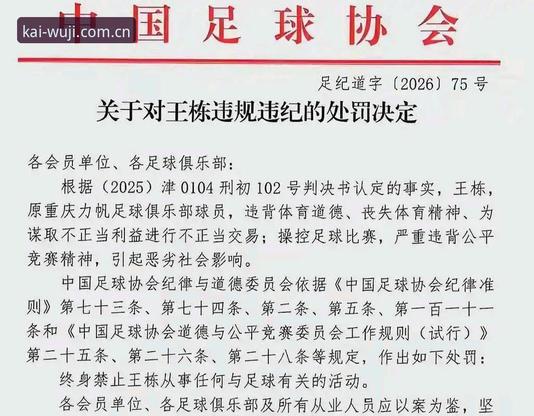 云开app下载 中国足协第三批禁足名单最新进展:65人受罚,行业整顿深入核心